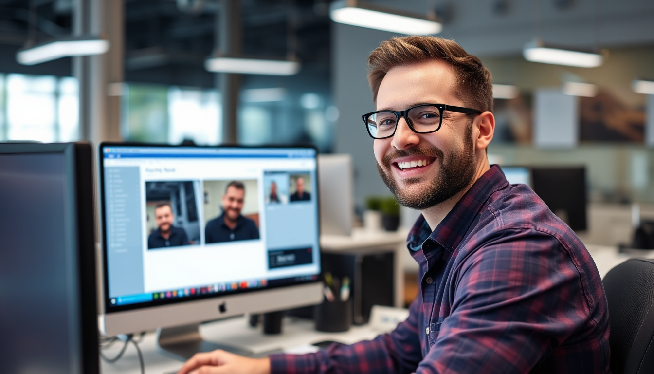 Design a photorealistic image that embodies the mission of 'Above And Beyond Workplace Coaches'. The image should depict a one-on-one coaching session in a warm, inviting office space. The focus is on a coach and a young adult engaged in meaningful conversation, surrounded by resources such as charts and books on neurodiversity. Soft natural light filters through a window, illuminating their interaction. The color palette should consist of calming greens and browns, with texture details that enhance the homely feel. The image should be in 4K resolution, high quality, reflecting the supportive and empowering atmosphere of coaching.