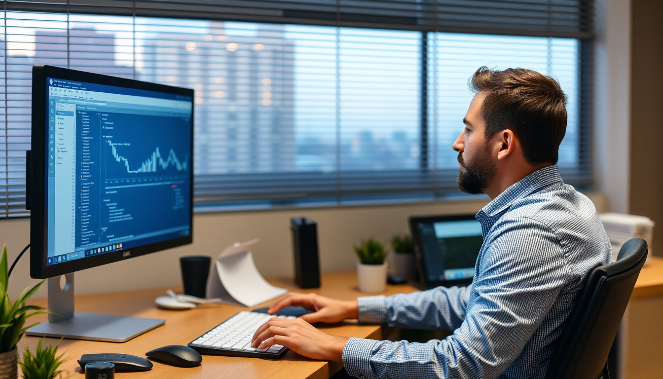 Create an image of an individual showcasing their unique skills in a workplace scenario. The scene features a person confidently using technology or a creative skill in a collaborative team meeting. The ambiance is filled with enthusiasm and creativity, with bright colors reflecting a positive work environment. Props include laptops, sketches, or design boards, highlighting strengths in action amidst supportive colleagues.